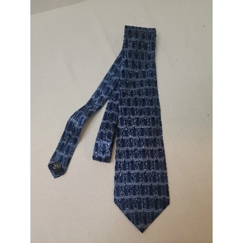 Vintage Barrington Royal Blue Silk Tie 58" Long Great Condition - Picture 1 of 4